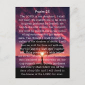 Psalm 23 De Heer is mijn Shepherd Sunset Briefkaart (Voorkant)