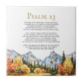 Psalm 23 De Heer is mijn Shepherd Tegeltje (Voorkant)