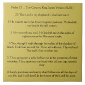 Psalm 23 De Heer is mijn Shepherd Tegeltje (Voorkant)