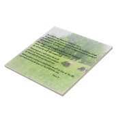 Psalm 23 De Heer is mijn Shepherd Tegeltje (Zijkant)