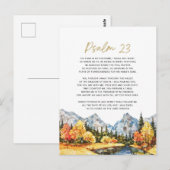 Psalm 23 De Heere is mijn Herder Briefkaart (Voorkant / Achterkant)