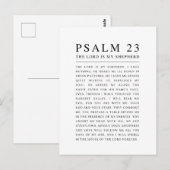 Psalm 23 De Heere is mijn Herder Briefkaart (Voorkant / Achterkant)