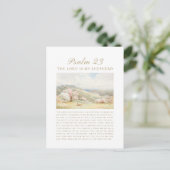 Psalm 23 De Heere is mijn Herder Briefkaart (Staand voorkant)