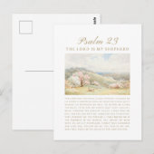 Psalm 23 De Heere is mijn Herder Briefkaart (Voorkant / Achterkant)
