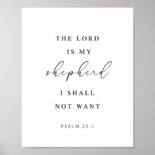 Psalm 23 De Heere is mijn Herder Poster