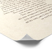 Psalm 23 De Heere is mijn Herder Poster (Hoek)