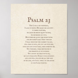 Psalm 23 De Heere is mijn Herder Poster