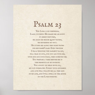 Psalm 23 De Heere is mijn Herder Poster