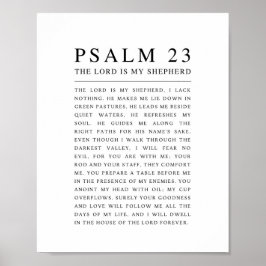 Psalm 23 De Heere is mijn Herder Poster