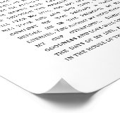 Psalm 23 De Heere is mijn Herder Poster (Hoek)