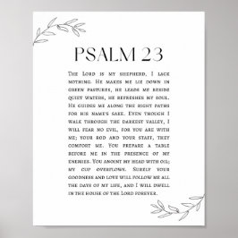 Psalm 23 De Heere is mijn Herder Poster