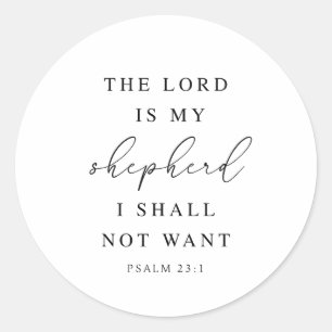 Psalm 23: De Here is mijn Herder Sticker