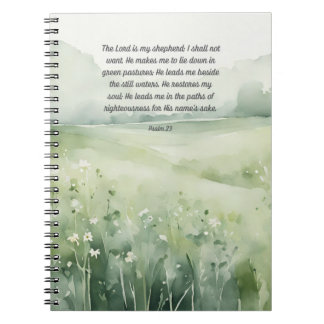 Psalm 23: De Here is mijn herdersdagboek Notitiebo Notitieboek