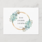 Psalm 23 De LORD is mijn herder, Manuscript Briefkaart (Voorkant)