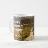 Psalm 23 De LORD is mijn herder, Manuscript Koffiemok (Voorkant links)