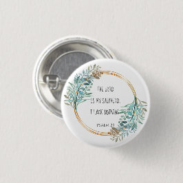 Psalm 23 De LORD is mijn herder, Manuscript Ronde Button 3,2 Cm