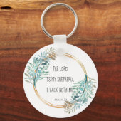 Psalm 23 De LORD is mijn herder, Manuscript Sleutelhanger (Voorkant)