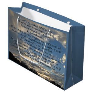 Psalm 23 de Mooie Christen van het Vers van de Groot Cadeauzakje