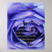 Psalm 23, een lied van David Print, waardevol Post Poster (Voorkant)
