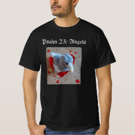 Psalm 23 Engelen dodo en palmstrand met bloemen T-shirt