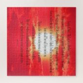 Psalm 23, Fire Sky, 676 stuks - Moeilijke puzzel Legpuzzel (Horizontaal)