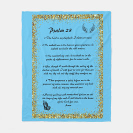 psalm 23 fleece deken