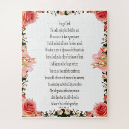 Psalm 23, Floral Border 56 stuks Easy Puzzle Legpuzzel