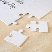 Psalm 23, Floral Green, overmaatse stukken - Gemak Legpuzzel (Zijkant)