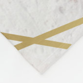 Psalm 23 florale vlootsdeken fleece deken (Hoek)