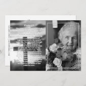 Psalm 23 Fotokruis Viering van de begrafenis van h Kaart (Voorkant / Achterkant)