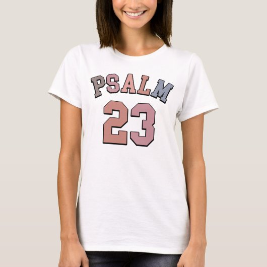 Psalm 23 Gebaseerd op geloof T-shirt (Voorkant)