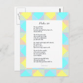 Psalm 23 gedicht op Briefkaart (Voorkant / Achterkant)