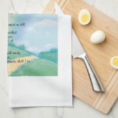 Psalm 23-gedicht theedoek (Quarter Fold)