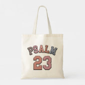Psalm 23 Geloofsgebaseerd Inspirerend Tote Bag (Achterkant)