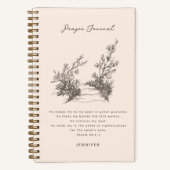  Psalm 23 Gepersonaliseerd Gebedsboek Notitieboek (Voorkant)