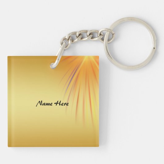 Psalm 23 gepersonaliseerde sleutelhanger (Achterkant)