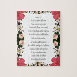 Psalm 23, gloeiend Lijst 110 stukken - uitdagend Legpuzzel