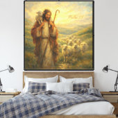 Psalm 23 Goede Herder Canvas Afdruk (Insitu (Slaapkamer))