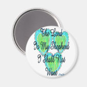 Psalm 23 harten magneet (Voorkant / Achterkant)