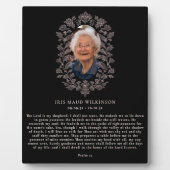 Psalm 23 Herdenkingsplaquette Fotoplaat (Voorkant)