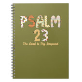 Psalm 23 Herfstgeschriften Notitieboek (Voorkant)