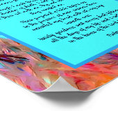 PSALM 23 Het Psalm der Psalmen Poster (Hoek)