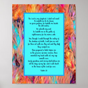 PSALM 23 Het Psalm der Psalmen Poster