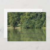 Psalm 23 Hij leidt me naast de stilstaande wateren Briefkaart (Voorkant / Achterkant)