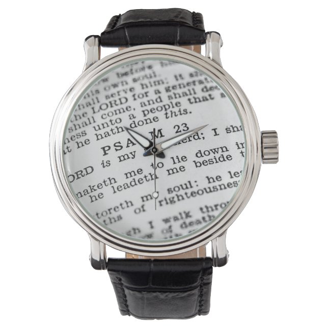 psalm 23 horloge (Voorkant)