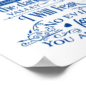 Psalm 23 - Ik vrees geen kwaad Poster (Hoek)