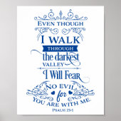 Psalm 23 - Ik vrees geen kwaad Poster (Voorkant)