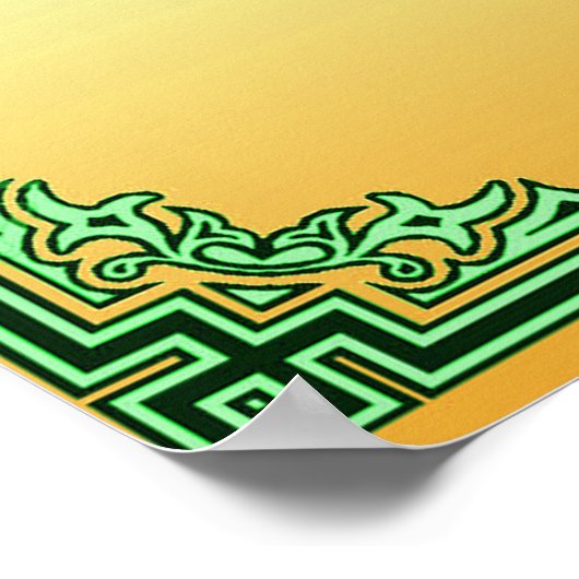 Psalm 23 in Hebreeuws Large Poster (Hoek)