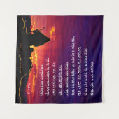 Psalm 23 in het Hebreeuws Wandkleed (Voorkant (horizontaal))