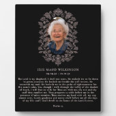 Psalm 23 In Loving Memory Plaque Fotoplaat (Voorkant)